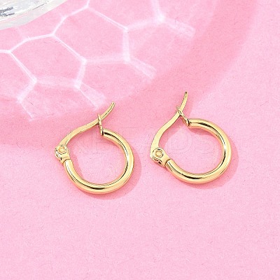 Ion Plating(IP) 304 Stainless Steel Hoop Earrings X-EJEW-N0016-11G-A-1
