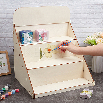 Wood Display Stands DIY-WH0699-07-1