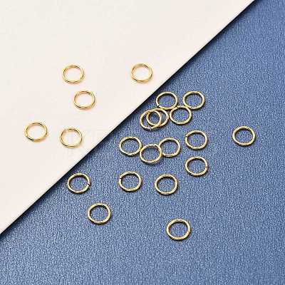Brass Open Jump Rings X-KK-F824-108C-G-1