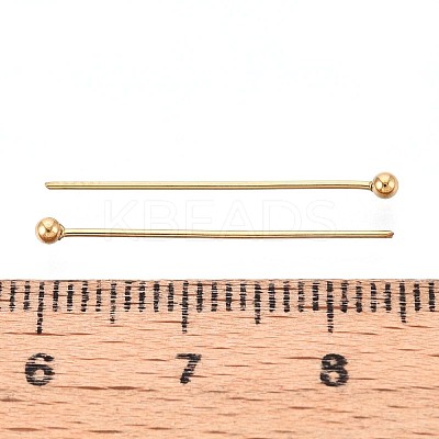 304 Stainless Steel Head Pins STAS-T065-25mm-20G-1