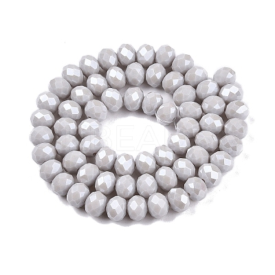 Electroplate Glass Beads Strands LS-EGLA-A044-P8mm-A19-1