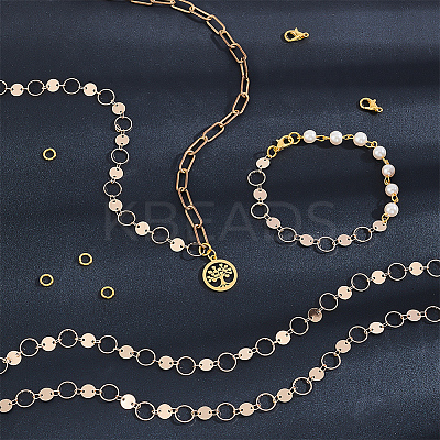 DIY Chain Bracelet Necklace Making Kit DIY-NB0009-31-1