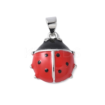 Brass Enamel Pendants KK-C089-05P-1