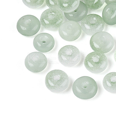 Baking Paint Imitation Jade Glass Beads DGLA-C005-A01-3x6mm-07-1
