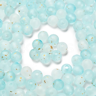 Frosted Transparent Acrylic Beads X1-OACR-F013-13G-1