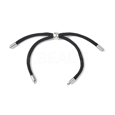Nylon Round Cord Slider Bracelet Making AJEW-JB01461-02-1