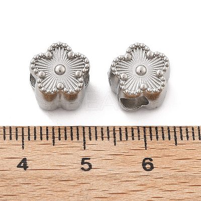 304 Stainless Steel European Beads STAS-M112-03P-06-1