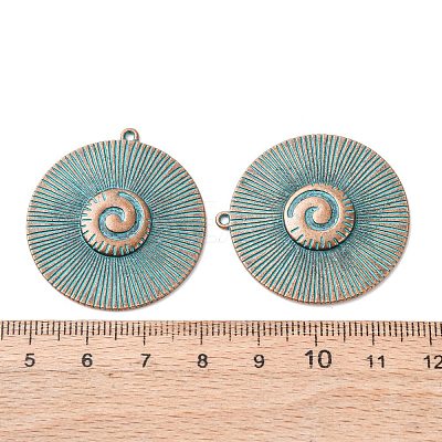 Tibetan Style Alloy Pendants FIND-B055-02G-1