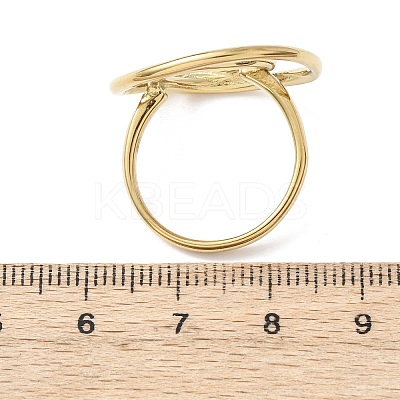 304 Stainless Steel Finger Rings RJEW-P177-01L-G-1