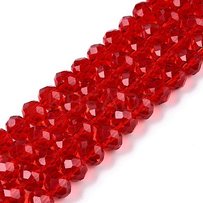 Glass Beads Strands EGLA-A044-T8mm-D01-1