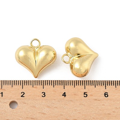 Heart Brass Pendants KK-M327-02D-G-1