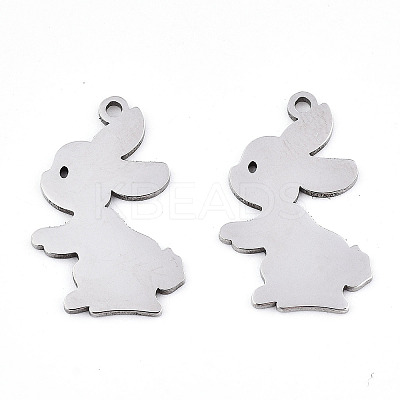 Non-Tarnish 201 Stainless Steel Pendants X-STAS-S081-005-1