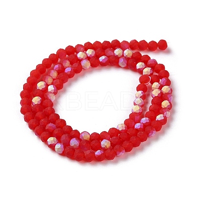Imitation Jade Glass Beads Strands EGLA-YW0003-19B-01-1