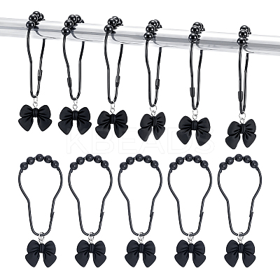 12Pcs Iron Shower Curtain Rings for Bathroom HJEW-NB00295-1