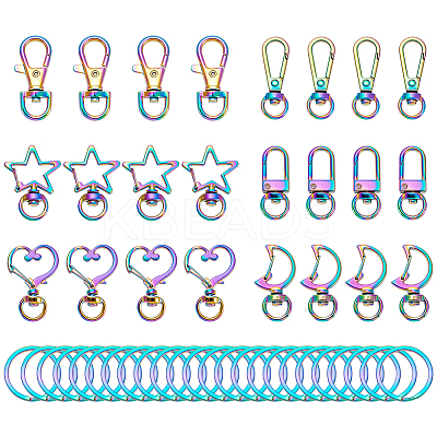 24Pcs Alloy Swivel Clasps FIND-UN0007-80-1