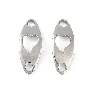 Tarnish Resistant 201 Stainless Steel Connector Charms STAS-C108-54P-1