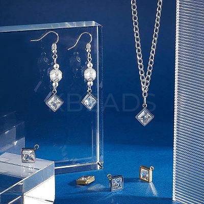 16Pcs 2 Colors 304 Stainless Steel Charms STAS-UN0035-45-1