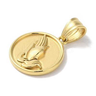 Ion Plating(IP) 304 Stainless Steel Pendants STAS-Z075-08G-1