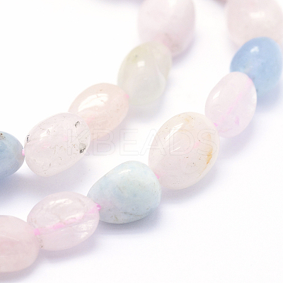 Natural Morganite Beads Strands X-G-K230-16-1