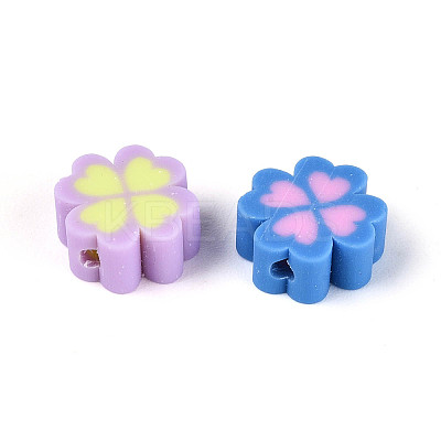 Handmade Polymer Clay Beads CLAY-T023-10M-1