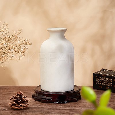 Wood Plant Flower Pot Base Buddha Statue Display Pedestals AJEW-WH0419-30A-1