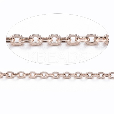 3.28 Feet Ion Plating(IP) 304 Stainless Steel Cable Chains X-CHS-H007-01RG-1