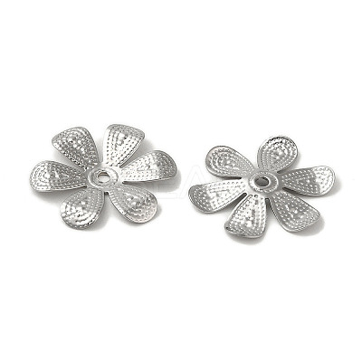 Non-Tarnish 304 Stainless Steel Bead Caps STAS-P363-05P-1