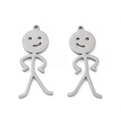 Non-Tarnish 304 Stainless Steel Pendants STAS-C003-06P-1