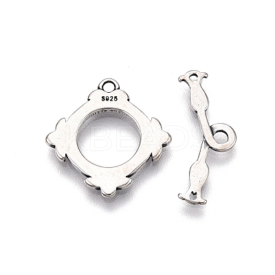 Jewelry Clasps STER-T007-75AS-1