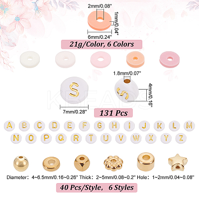 DIY Beads Jewelry Making Finding Kit CLAY-PH0001-87-1