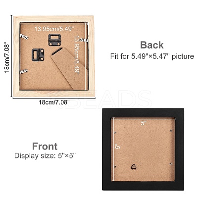 Wood Picture Frame DIY-BC0002-57A-1
