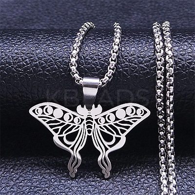 Non-Tarnish 304 Stainless Steel Necklaces NJEW-Q338-03P-1
