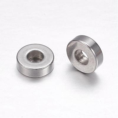 Tarnish Resistant 304 Stainless Steel Spacer Beads STAS-F117-50P-1