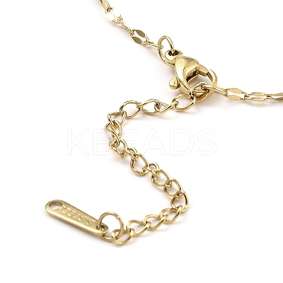 Butterfly Light Gold Brass Micro Pave Cubic Zirconia Pendant Necklaces NJEW-E105-04KCG-1