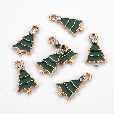 Eco-Friendly Alloy Enamel Pendants LS-ENAM-T011-70-NR-1