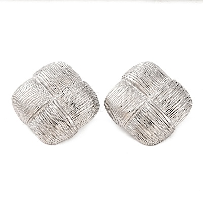Tarnish Resistant 304 Stainless Steel Stud Earrings EJEW-G395-39P-1
