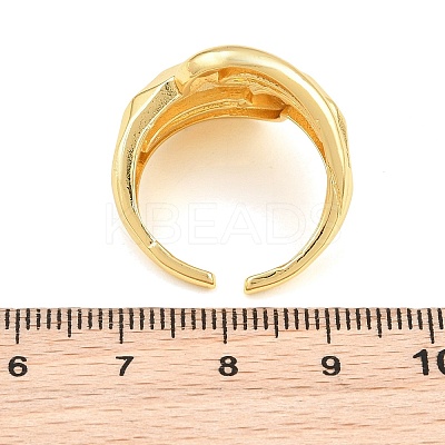 Brass Cuff Open Rings KK-CBA5A76-06G-04-1
