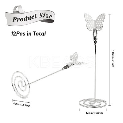 Butterfly Memo Photo Holder AJEW-WH0528-37A-1