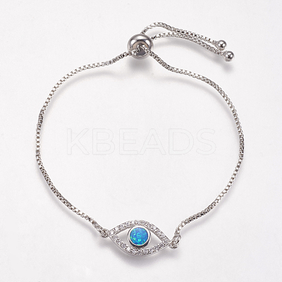 Adjustable Brass Bolo Bracelets BJEW-G593-11P-A-1