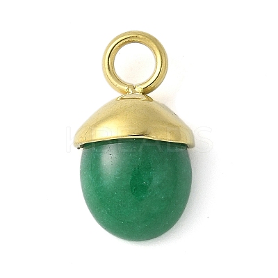 Natural Green Onyx Agate(Dyed & Heated) Pendants STAS-L277-07G-05-1
