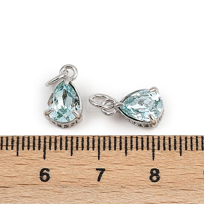 Brass Pave Cubic Zirconia Pendants KK-L240-05P-05-1