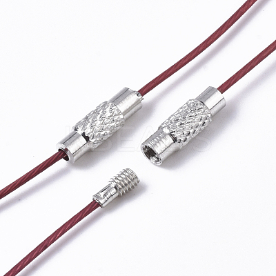 Stainless Steel Wire Necklace Cord DIY Jewelry Making TWIR-R003-09-1