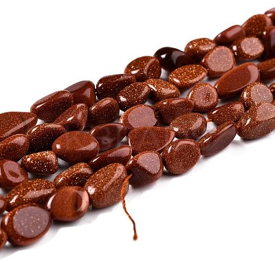 Synthetic Goldstone Beads Strands G-G018-14A-1