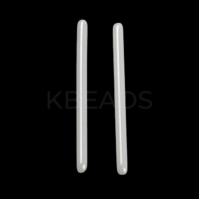Hypoallergenic Bioceramics Zirconia Ceramic Straight Bar Stud Earrings AJEW-Z014-05E-1