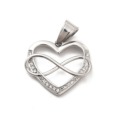 304 Stainless Steel Pendants STAS-K243-21P-1
