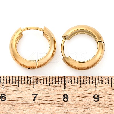 316 Surgical Stainless Steel Hoop Earrings for Women EJEW-G429-01A-G-1