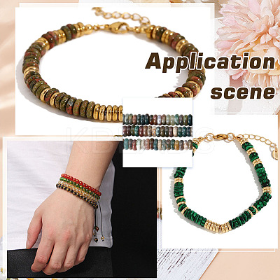 1 Strand Natural Indian Agate Beads Strands G-ME0001-24-1