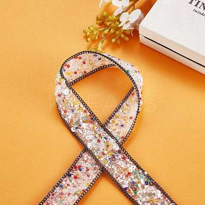 2 Strands 2 Styles Hotfix Resin Rhinestone Tape DIY-SZ0002-18-1