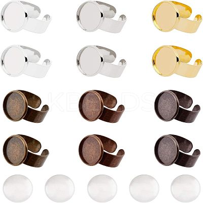 DIY Jewelry Finger Ring Making Kits DIY-FH0001-24-1
