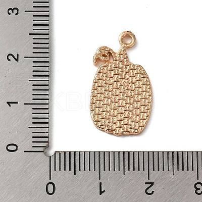 Thanksgiving Day Golden Tone Alloy Enamel Pendants ENAM-M002-01C-G-1